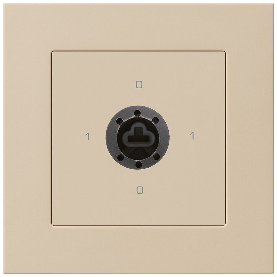 UP-Drehschalter kallysto.pro 0/3L beige für Sicherheitsschloss ohne Zylinder