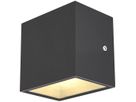 Applique LED SLV SITRA CUBE WL 10W 1120lm 3000K IP44 90°/90° anthracite