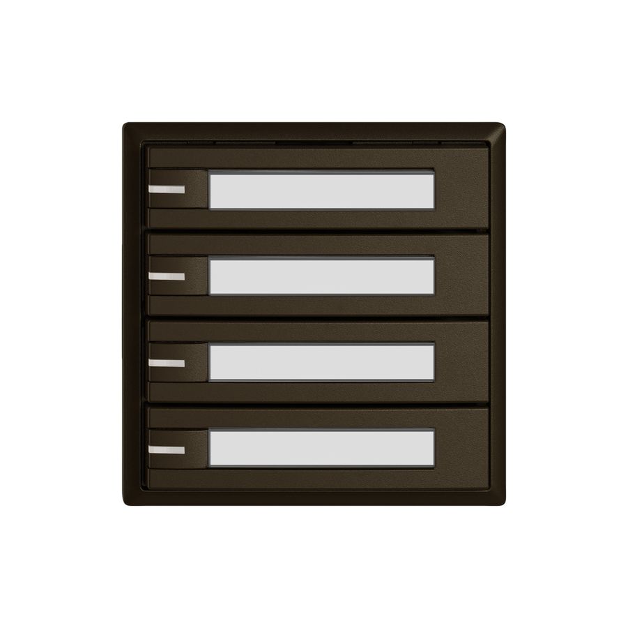 Universaltaster EDIZIO.liv UNI SNAPFIX® 12…48V m.LED blau 4× 1-Tbed.Pap.br