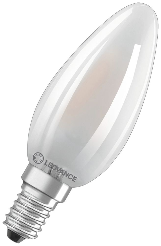 Lampada LED LEDVANCE CLAS B E14 2.5W 470lm 2700K Ø35×100mm B10.5 opaco