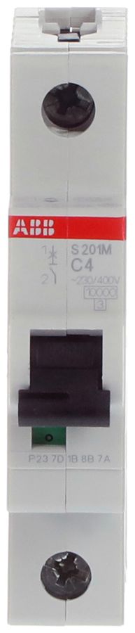 Leitungsschutzschalter ABB S201M-C4 4A C 10kA