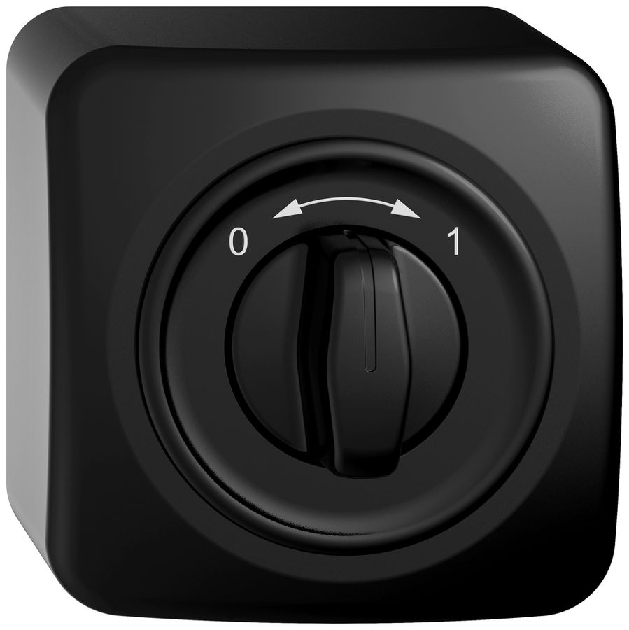 AP-Schwenktaster STANDARDdue SNAPFIX® 0<->1/1P mit Drehgriff sz