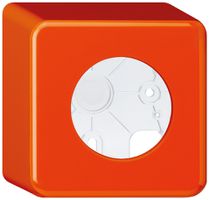 AP-Gehäuse basico orange H=54mm Ø43mm