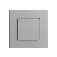 Abdeckset zu Druckschalter 1K/1T Edue Wiser silver