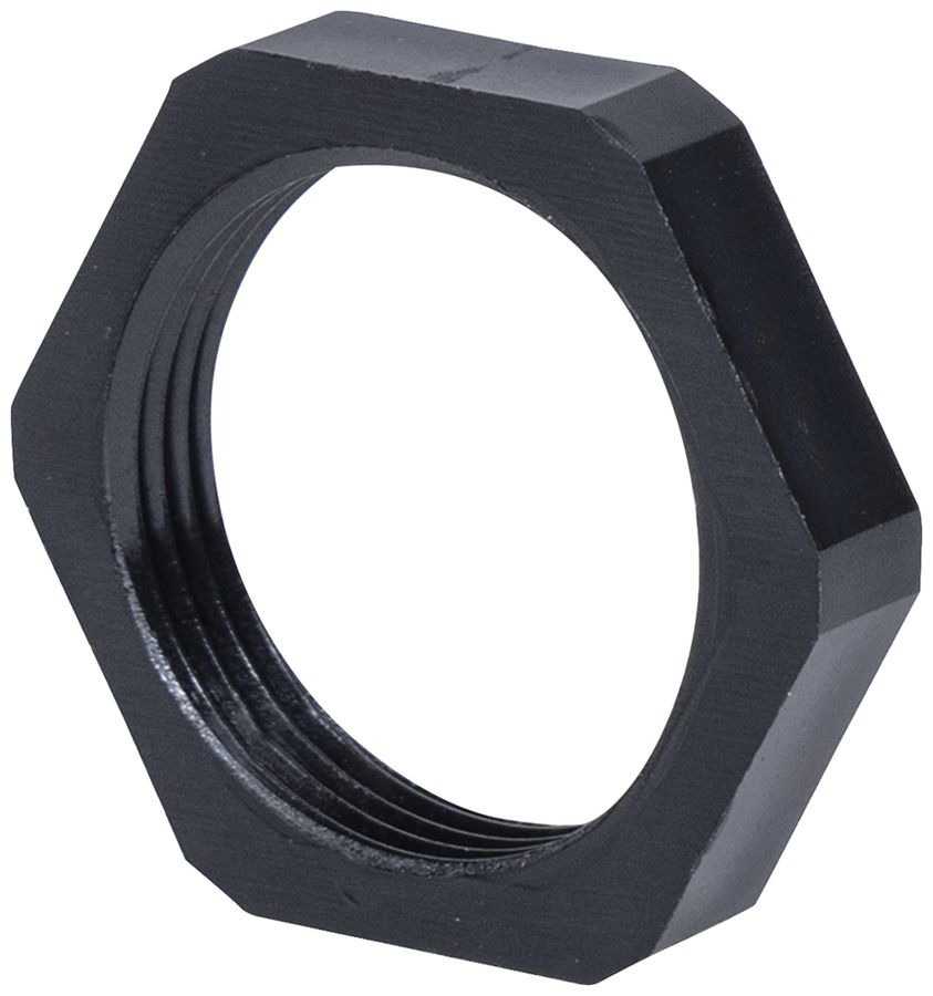 Gegenmutter Plica PA M20×1.5 sechskant, schwarz