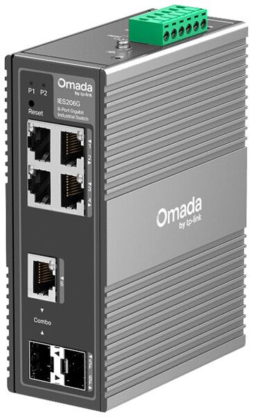 Switch TP-Link Omada IES206G 4×RJ45-GbE 1×SFP-GbE 1×RJ45/SFP