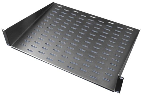 Geräteboden 19" Minkels 2HE, T=250mm, schwarz