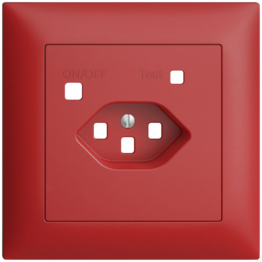 Kit frontal EDIZIOdue pour prise FI FMI, T23, berry