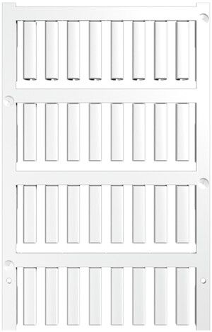 Marqueur de conducteur Weidmüller MultiCard VT SF p.Ø3…3.7mm 21×4.6mm PA66 blanc
