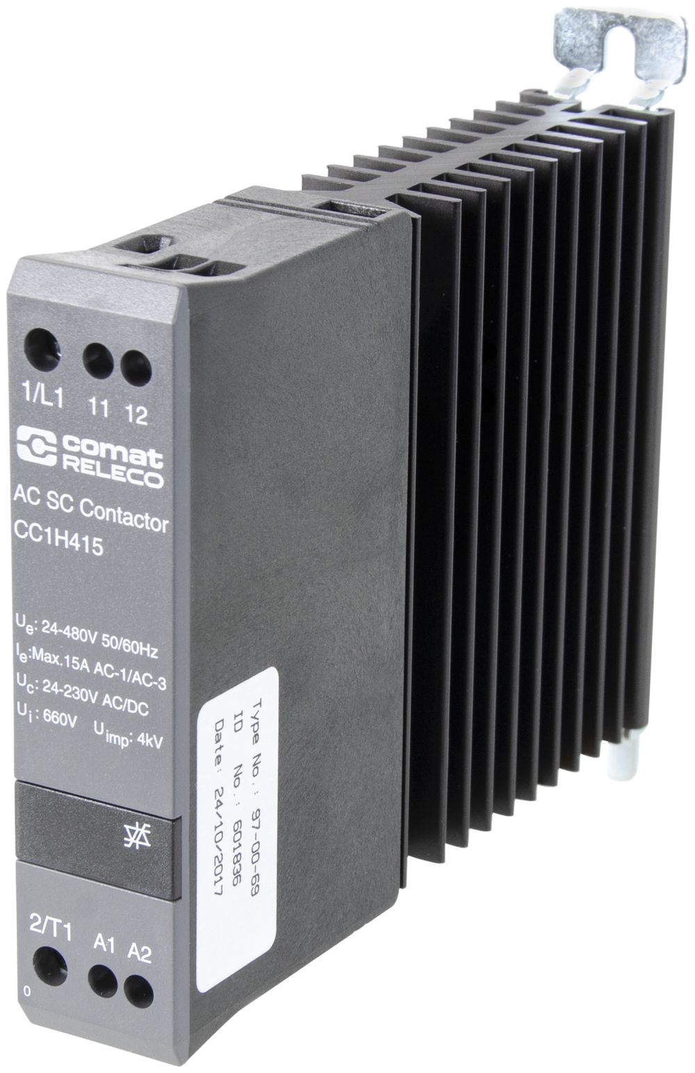 Halbleiterschütz ComatReleco CC1H415, 24…230VUC, max. 15A/24…480VAC