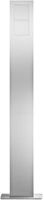 Standsäule Hager elcom.modesta 2×1 2-Draht Edelstahl matt