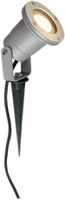 Spiessleuchte NAUTILUS SPIKE, GU10 35W Kabel 1.5m IP65 silbergrau