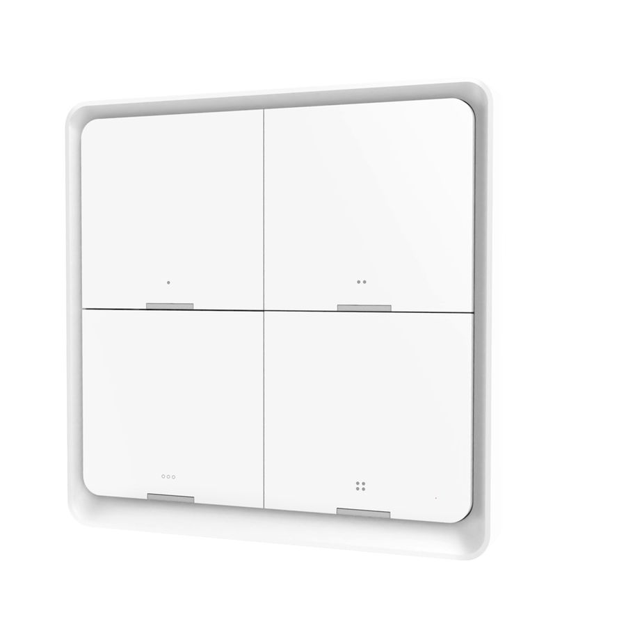 Interruttore wireless 4 canali KnockautX, da BRELAG