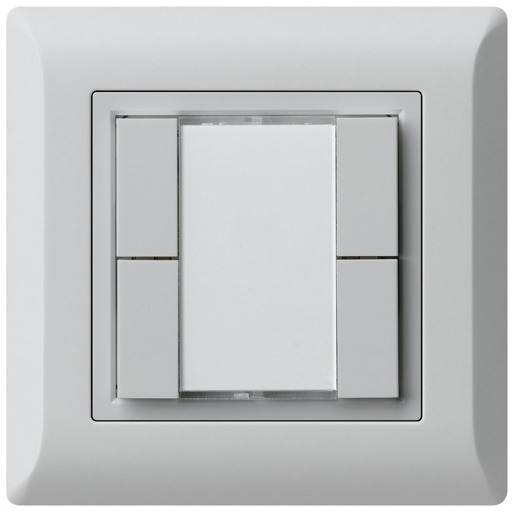 UP-Universaltaster 4×kallysto.line mit LED hellgrau