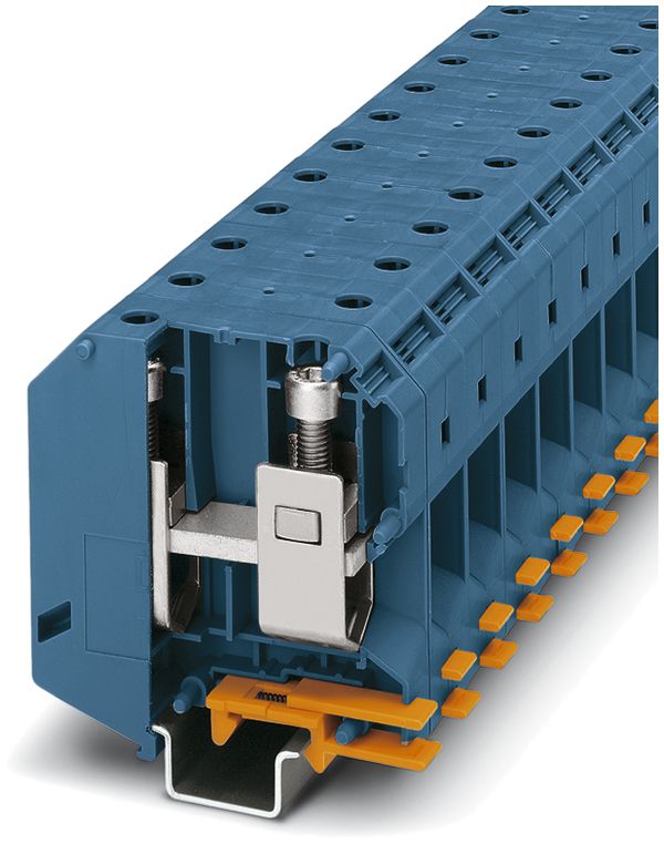 Borne 25…95mm² raccordement à vis bleu