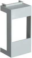 Halterung für Messgeräte Hager kurz zu DIN00 für versenkte Messgeräte 44×44mm
