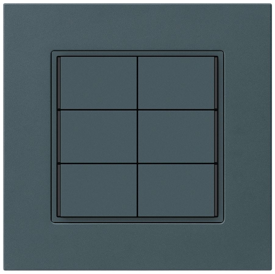 UP-Taster KNX KPR 6×Tasten 6×Betätigungspunkte LED anthrazit