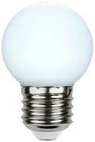 LED-Lampe M. Schönenberger E27 1W 15lm 6500K 69mm G45 opal weiss