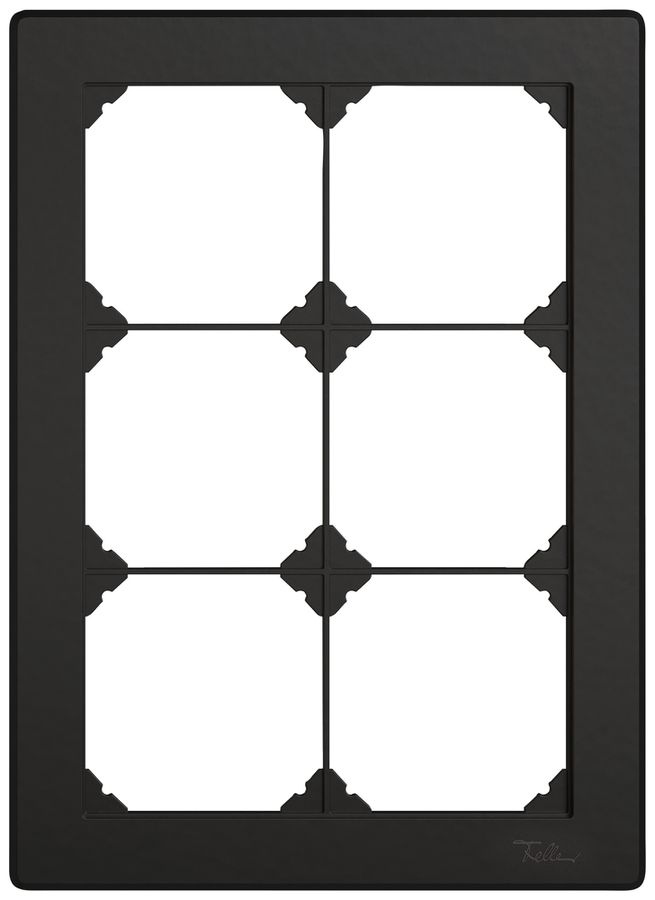 UP-Abdeckrahmen EDIZIO.liv SNAPFIX® 3×2/2×3 156×216mm sz