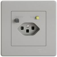 UP-Steckdose FI EDIZIO.liv  1×T23 mit Shutter hgu