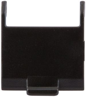 Staubschutzklappe Dätwyler für MS 1/8 Kat.6A Keystone, schwarz
