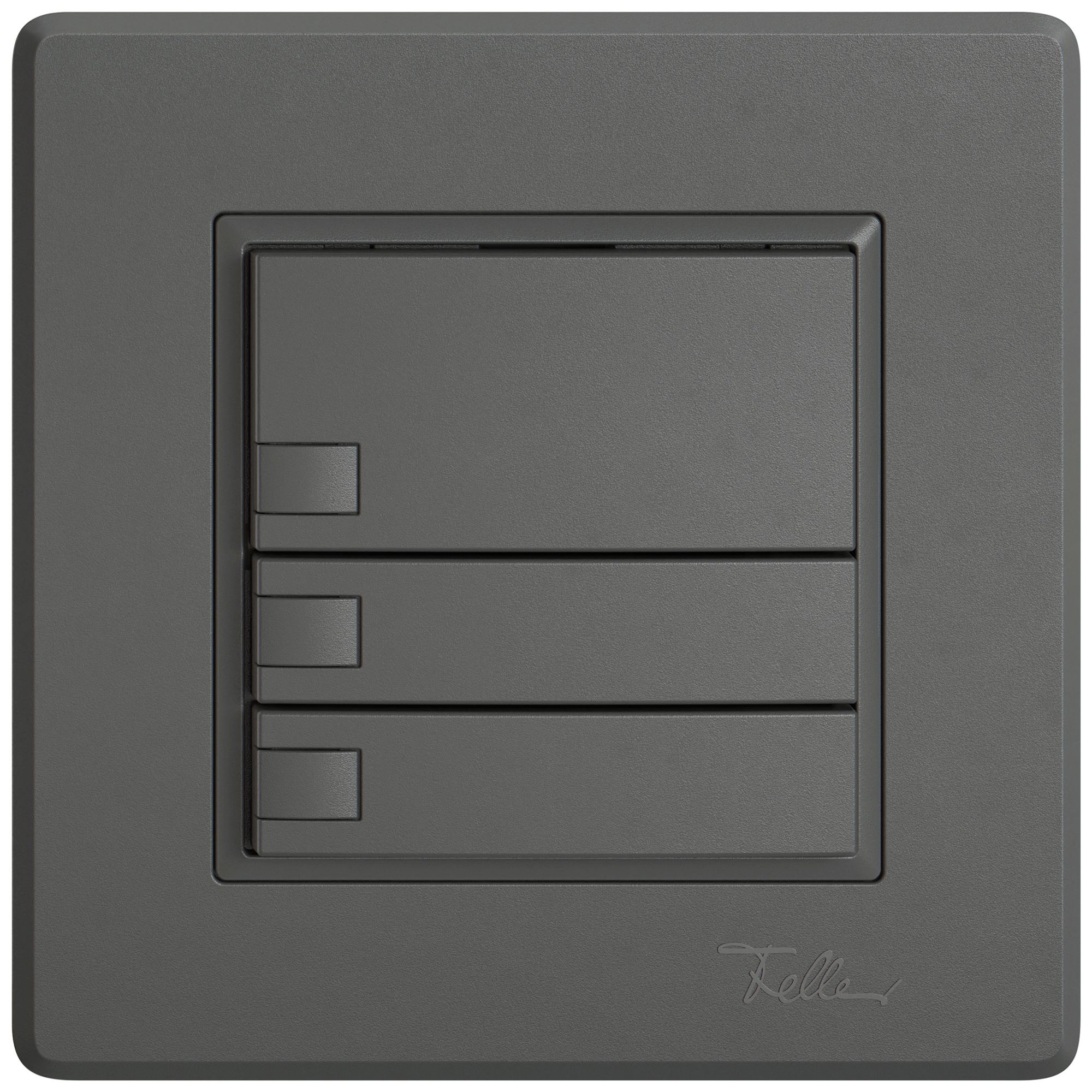 UP-Universaltaster EDIZIO.liv UNI SNAPFIX® 5…48V o.LED 3× 1-Tbed.dgu