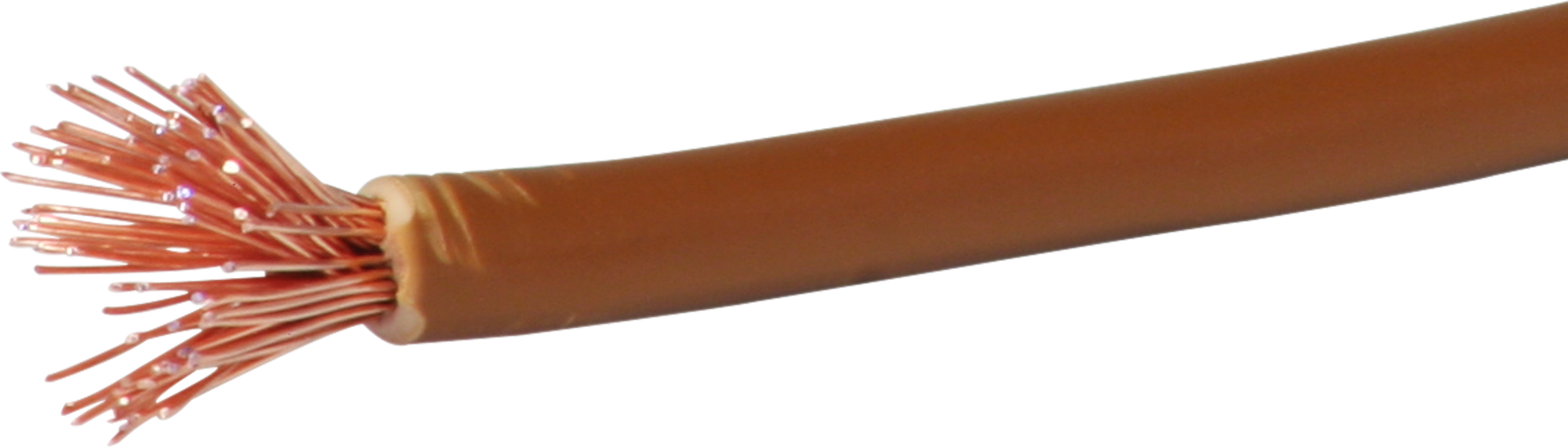 T-Litze halogenfrei 6mm² braun Eca, Ring à 100m