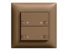 UP-Taster ZEP Universaldimmer Szene 1K/2T EDIZIOdue coffee