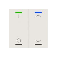 EB-Taster KNX RGBW MDT BE-TAL60T211.D1 2T/4B Temp.weiss matt "I/O"-"Jalousie"