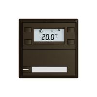 Poussoir RTH EDIZIO.liv SNAPFIX® a.RGB-LED étiqu.1×touche comm.1T br