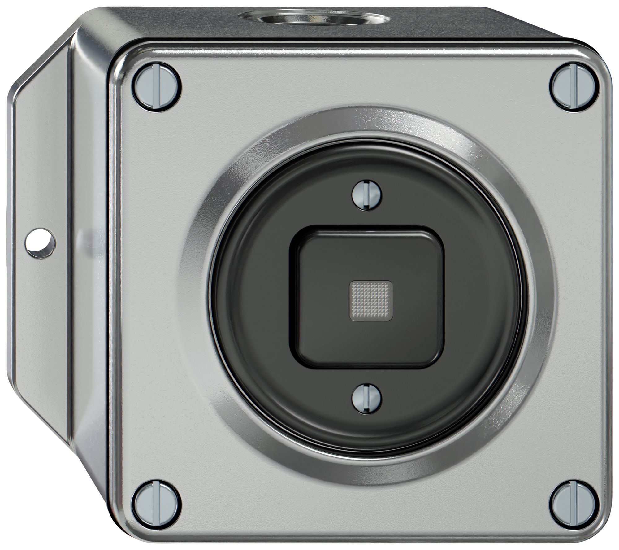 Pulsante luminoso AP ELEMENT 1P 1NC 1NO 16A 250V alluminio