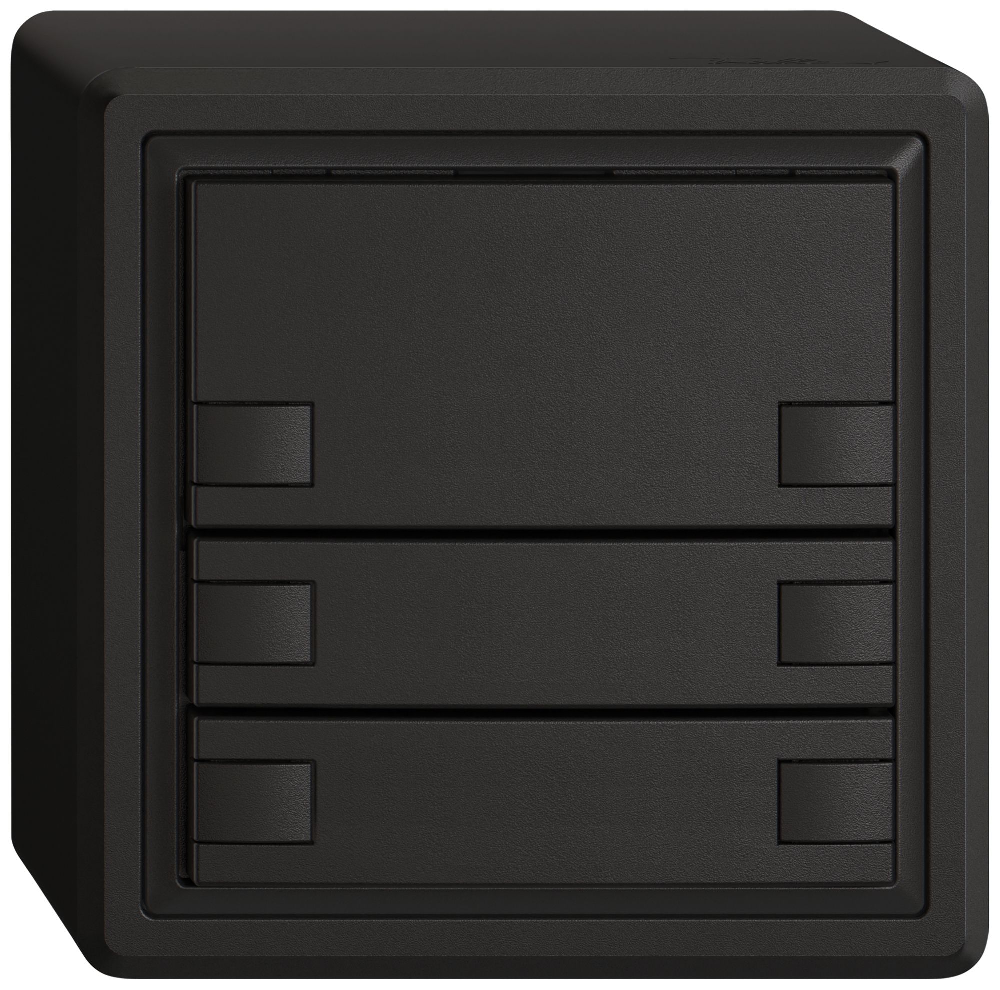 AP-Universaltaster EDIZIO.liv UNI SNAPFIX® o.LED 6× 1-Tbed.sz