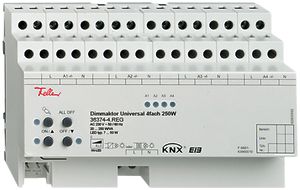 REG-Universal-Dimmaktor KNX FH 36374-4.REG, 4×20…250W