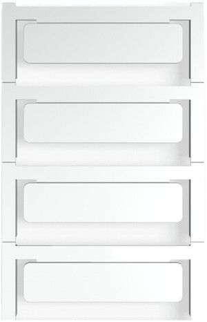 Marcatore per apparecchi WM MultiCard CC autoadesiva 15×60mm PA66 argento