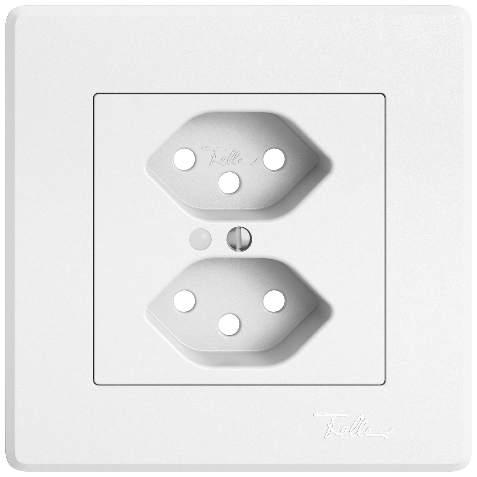 UP-Montageset EDIZIO.liv SNAPFIX® für 2×T13 mit Frontlinse ws