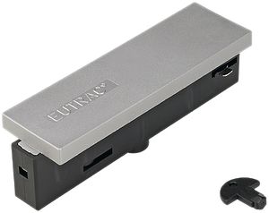 Alimentazione centrale SLV per binario conduttore EUTRAC, grigio argento