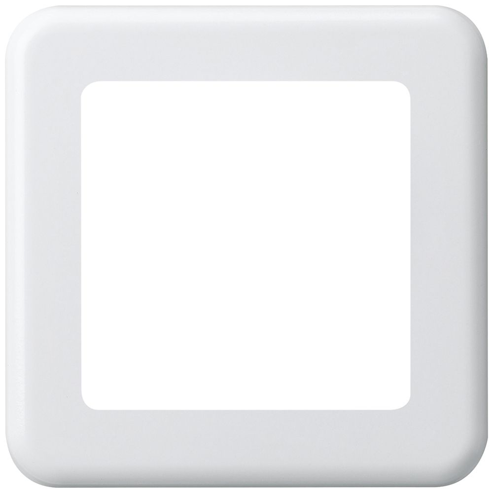 Plaque de recouvrement ENC 1×1 Hager basico 1×systo blanc