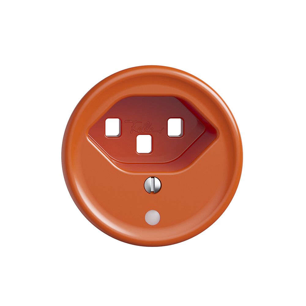 Frontscheibe STANDARDdue 1×T23 m.Frontlinse, orange