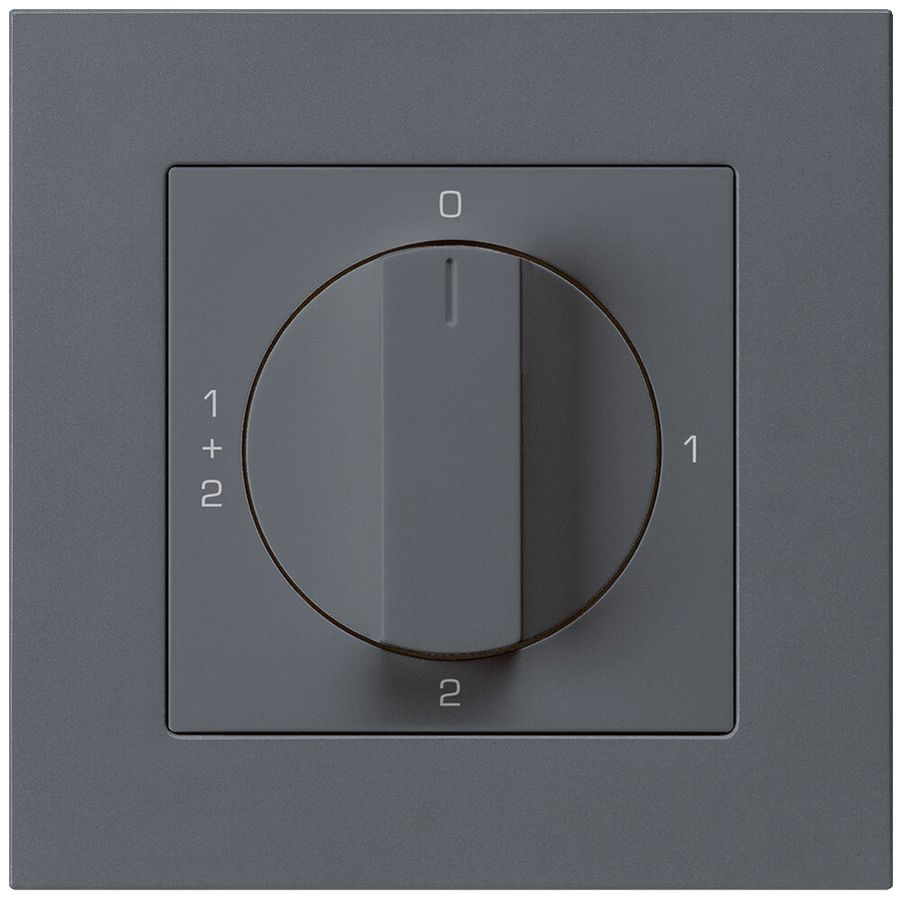 Interrupteur rotatif ENC kallysto.pro 1/1L anthracite avec manette