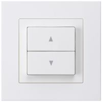 UP-Storentaster kallysto.pro weiss mit 2 Funktionstasten Steckklemme