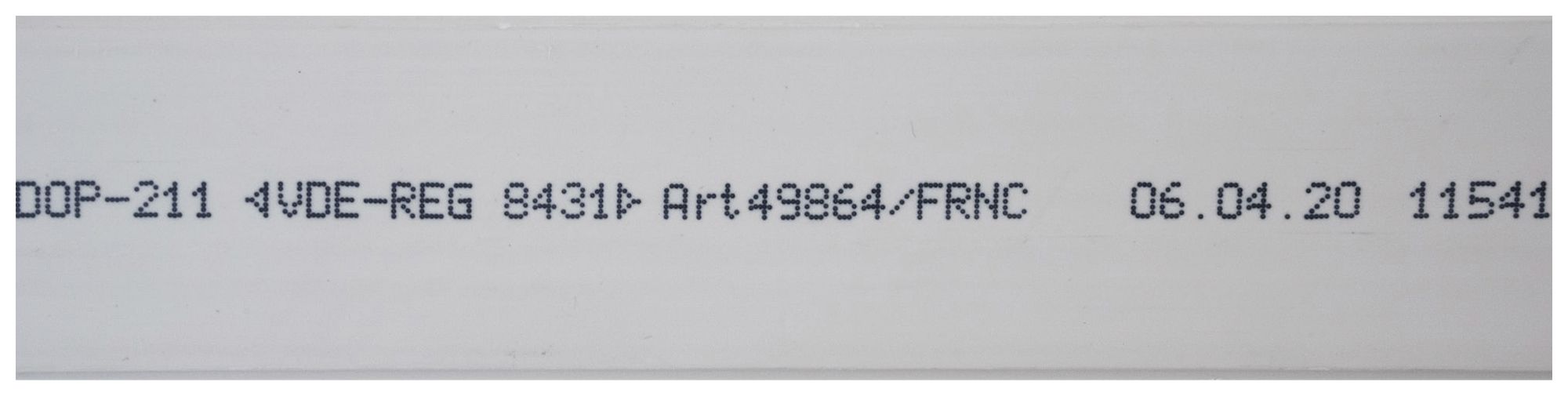 Câble plat Woertz DALI IP 5×2.5+2×1.5mm² sans halogène gris B2ca