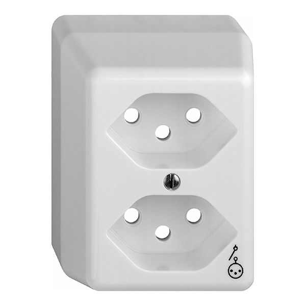 AP-Kappe FH zu 2×T13 weiss