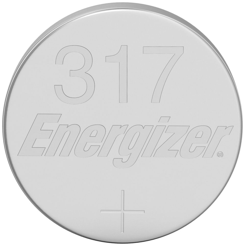 Pile bouton Energizer 317, oxyde d'argent, 1.55V, mini-blister 10 pcs, prix/pile