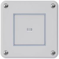 UP-Drucktaster robusto IP55 2P grau beleuchtet für Kombination