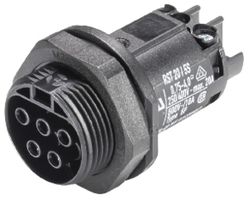 Buchsenteil Wieland M25…1.5mm² 5L schwarz