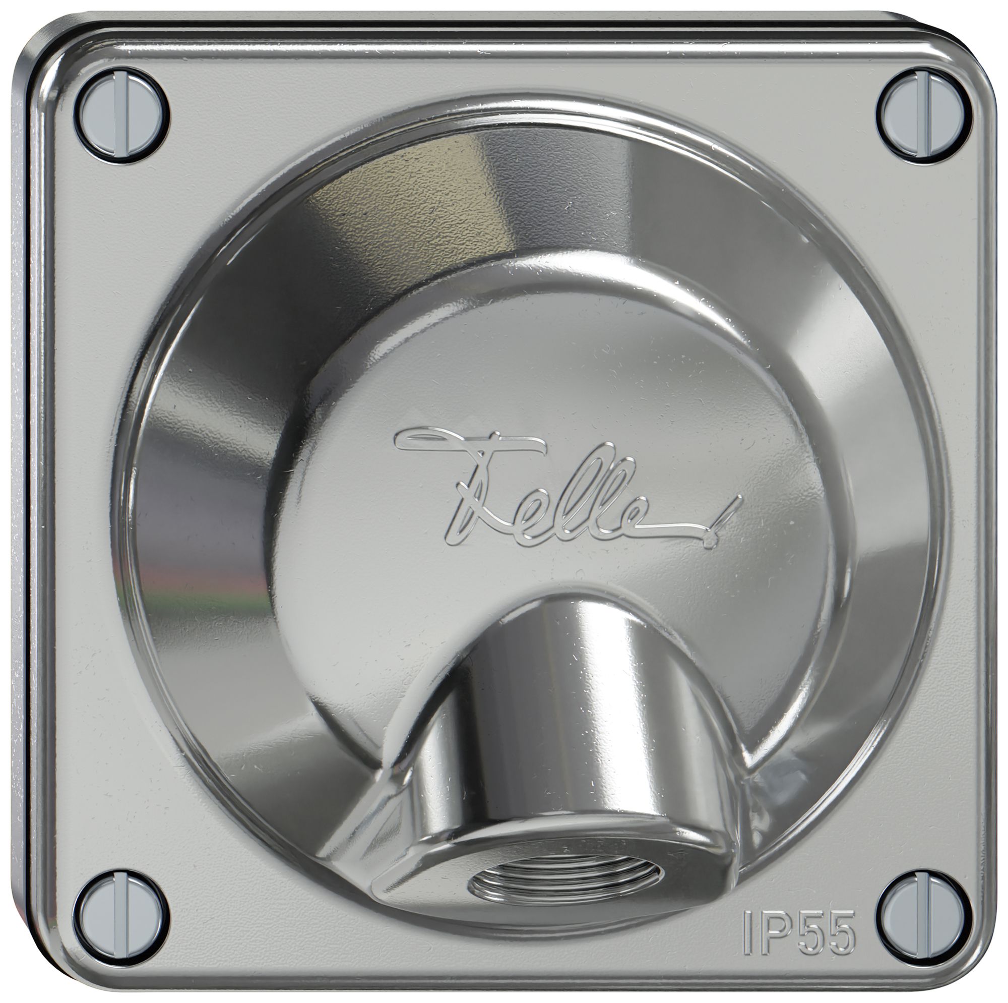 UP-Anschlussdose ELEMENT SNAPFIX® ohne Klemmeneinsatz M20×1.5 alu