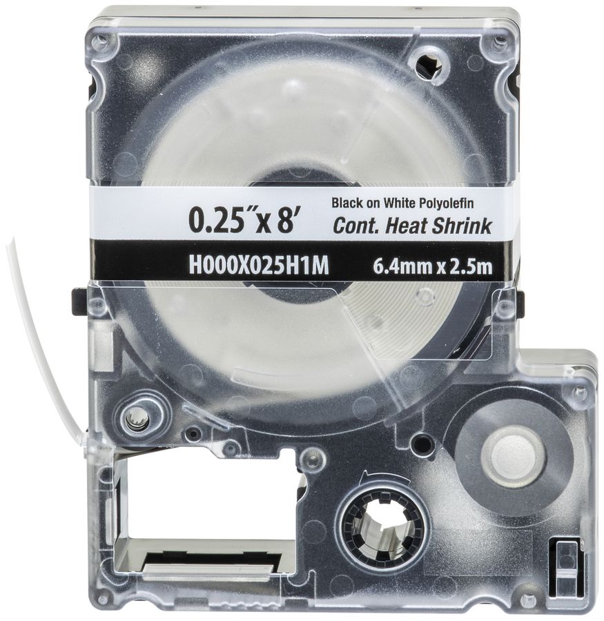 Cassetta di etichette termoretrattili continua Panduit MP, 3.1mm×2.4m, bianco