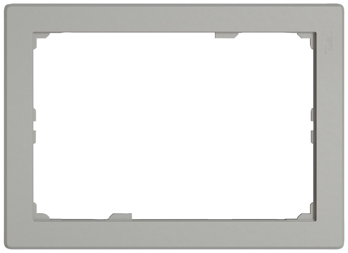 Abdeckrahmen EDIZIO.liv 2×3 208×148mm hellgrau