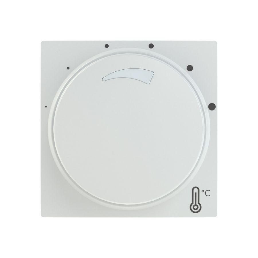Raumthermostat ABB SIDUS E heizen/kühlen NO 230VAC/10A 5…30°C ws