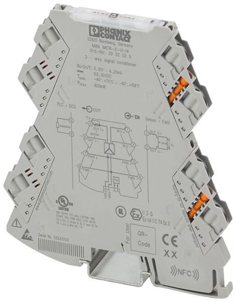 Amplificatore separatore PX MINI MCR-2-U-I4 1 can 9.6…30V